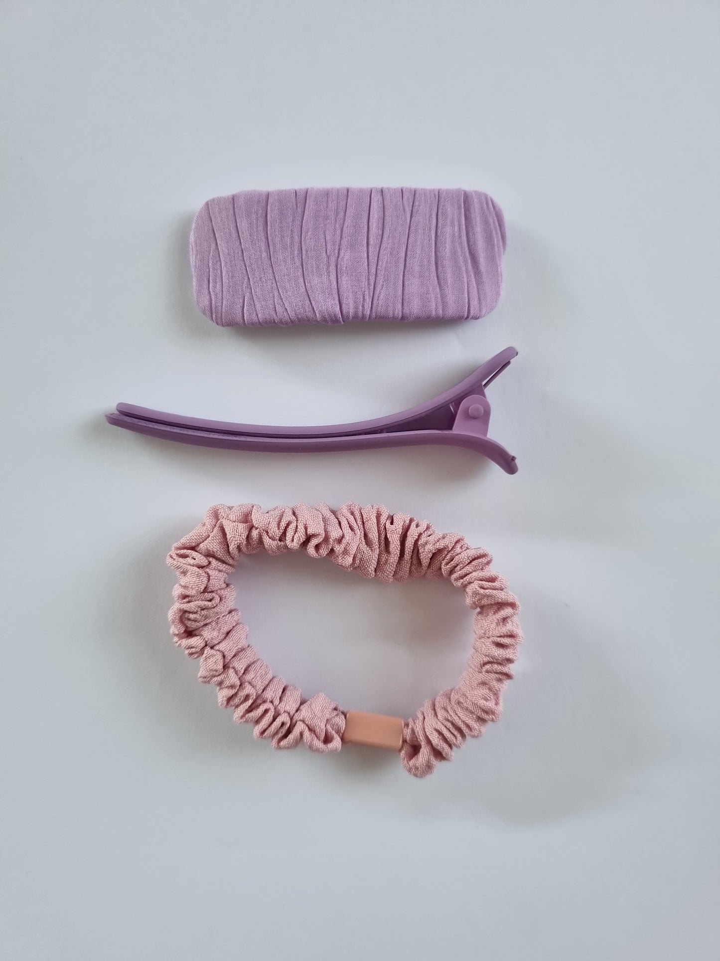 Purple Summer hairclips set