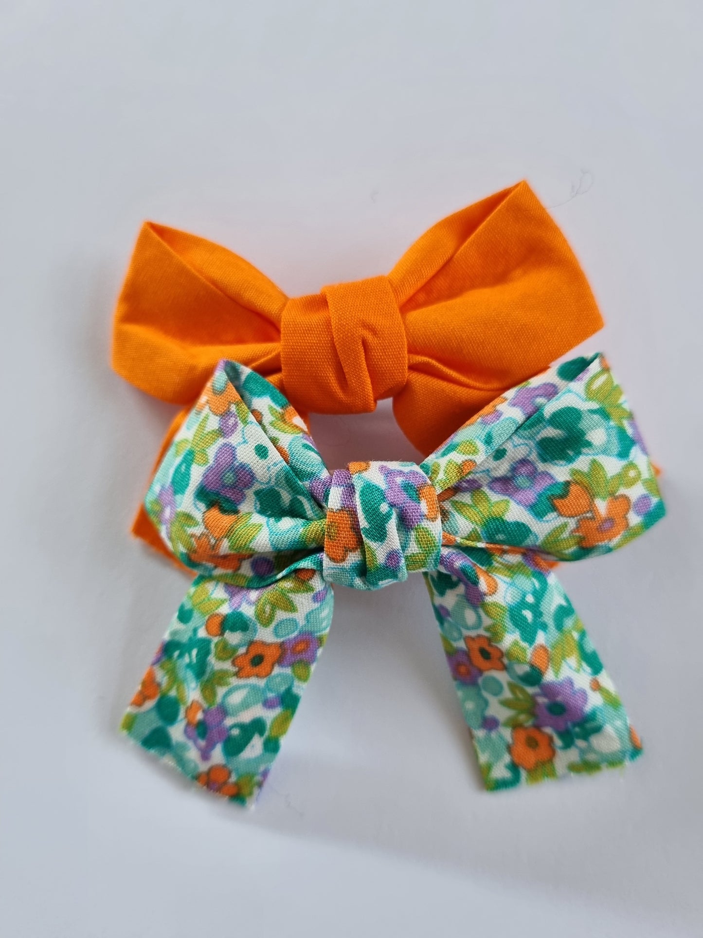 Orange Summer Hairclips set